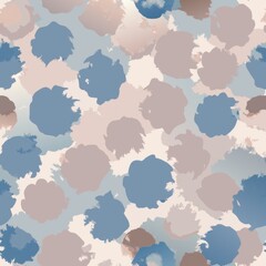 Obraz premium Seamless pattern of ink wash textures with watercolor effects, creating a soft and dreamy wrapping paper design, Generative AI
