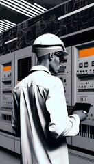 Futuristic DevOps Control Center Optimizing Mission Critical Through Advanced Digital Interfaces