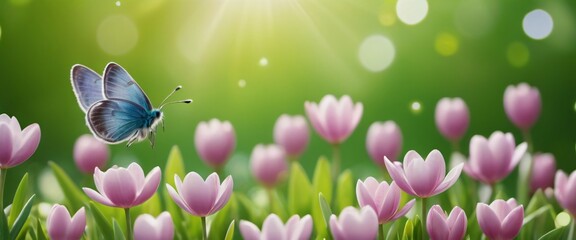 First Day of Spring Illustration Whimsical illustration