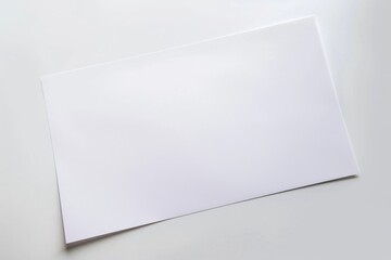 Paper Mockup on Isolated Background created with Generative AI
