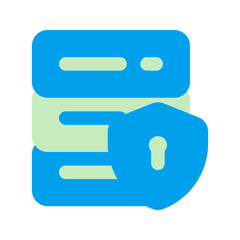 Fototapeta premium data security duo tone icon