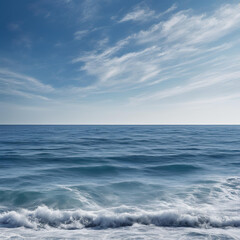 Fototapeta premium blue sky and sea