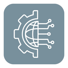 Digital Transformation vector icon. Can be used for No Code iconset.