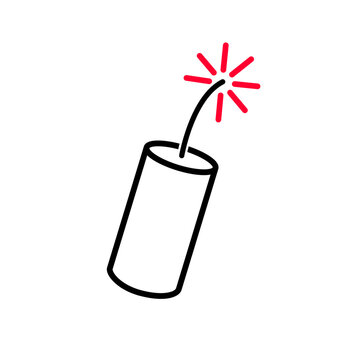 firecracker vector icon