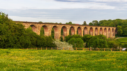 Cefn Mawr Viaduct near Pentre, Wales, UK