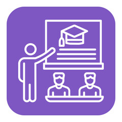 Professional Training vector icon. Can be used for Online Education iconset.