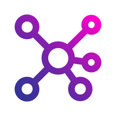 network gradient icon