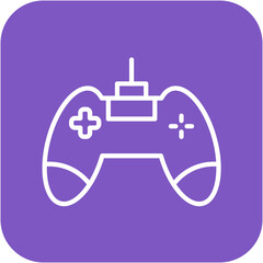 Obraz premium Console Gaming vector icon. Can be used for Bowling iconset.