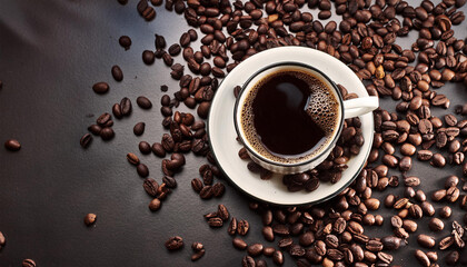 Naklejka premium Tasty mug of coffee