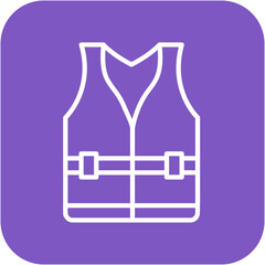 Life Vest vector icon. Can be used for Beach Resort iconset.