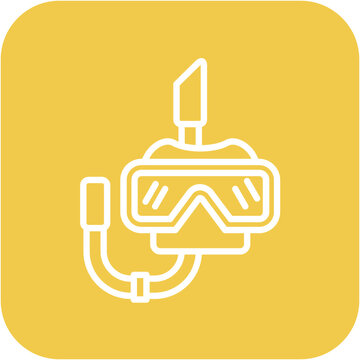 recommend clip art: Diving Mask vector icon. Can be used for Beach Resort iconset.