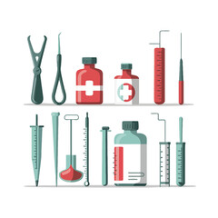 vector medical medicines tools icons nutritional, dentistry, cardiology, surgery, nanotechnology

