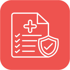 Health Insurance vector icon. Can be used for Adventure iconset.
