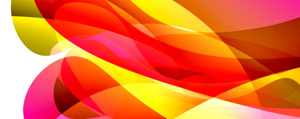Colorful curve design concept. Vector Illustration For Wallpaper, Banner, Background, Card, Book Illustration, landing page