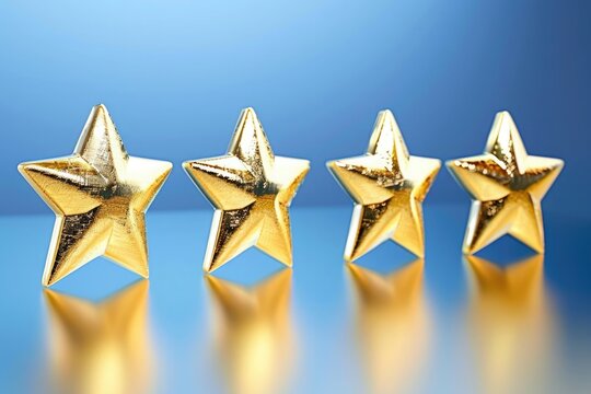 The virtual landscape gleams with four radiant stars, testimony to the outstanding customer service offered.