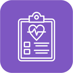 Health Check vector icon. Can be used for Nutrition iconset.