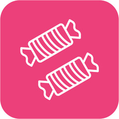 Candy vector icon. Can be used for Nutrition iconset.