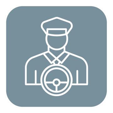 recommend clip art: Driver vector icon. Can be used for Railway iconset.
