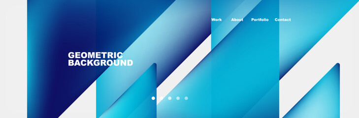 Gradient triangles composition with bright fluid colors. Vector Illustration For Wallpaper, Banner, Background, Card, Book Illustration, landing page