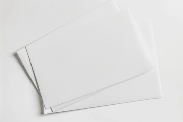 Paper Mockup on Isolated Background created with Generative AI