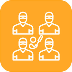 Group Golf vector icon. Can be used for Golf iconset.