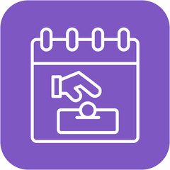 Charity Events vector icon. Can be used for Golf iconset.