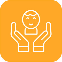 Child Care vector icon. Can be used for Child Adoption iconset.