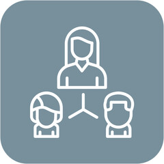 Connection vector icon. Can be used for Child Adoption iconset.