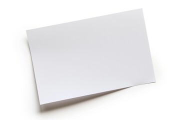 Paper Mockup on Isolated Background created with Generative AI