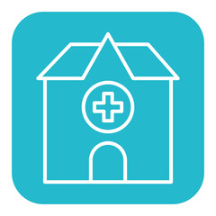 Nursing Home vector icon. Can be used for Nursing iconset.