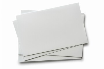 Paper Mockup on Isolated Background created with Generative AI