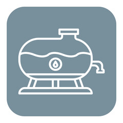 Milk Tank vector icon. Can be used for Agriculture iconset.