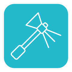 Hoe vector icon. Can be used for Agriculture iconset.