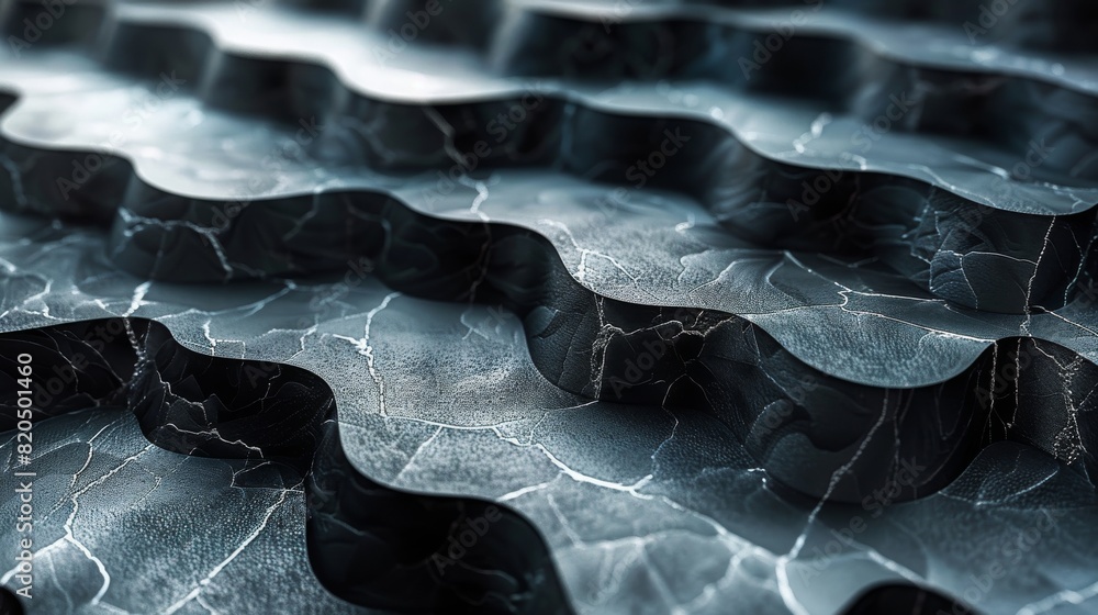 Poster abstract geometric asymmetrical 3d rendering background generative ai