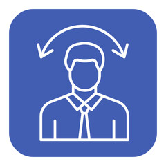 Male Client vector icon. Can be used for Crime Investigation iconset.