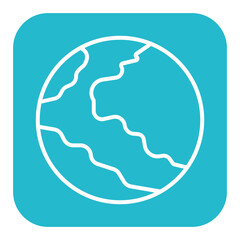 World vector icon. Can be used for Human Rights iconset.