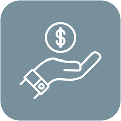 Saved Payments vector icon. Can be used for Digital Retail iconset.