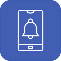 Notifications vector icon. Can be used for Digital Retail iconset.