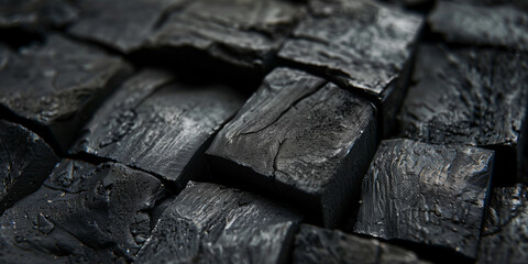 Charcoal Texture Close-Up background 