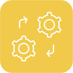 Synchronization vector icon. Can be used for Teamwork iconset.