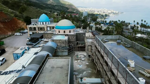 Tomb of Rabbi Meir Baal Hans
A drone shot over the tomb complex near the Sea of Galilee near Tiberias.
Rabbi Meir Baal Hans was a Jewish rabbi from the first century AD.