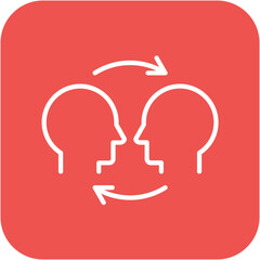 Empathy vector icon. Can be used for Core Values iconset.