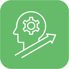 Mindset Shift vector icon. Can be used for Personal Growth iconset.