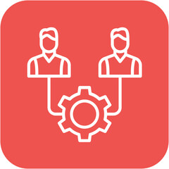Stakeholder Engagement vector icon. Can be used for Project Assesment iconset.