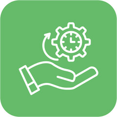 Time Management vector icon. Can be used for Business Performance iconset.