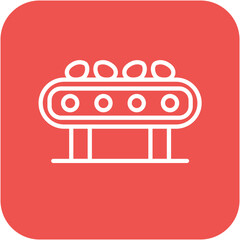 Mass Production vector icon. Can be used for Mass Production iconset.