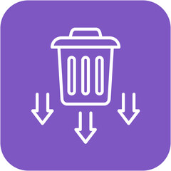 Waste Reduction vector icon. Can be used for Mass Production iconset.