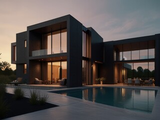 Fototapeta premium modern concept of a house