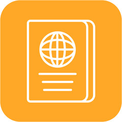 Passport vector icon. Can be used for Business and HR iconset.