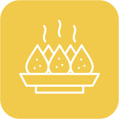 Coxinha vector icon. Can be used for World Cuisine iconset.